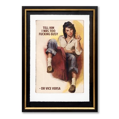 Lot 32 - Connor Brothers (British Duo), 'Tell Him I Was Too Fucking Busy - Or Vice Versa', 2017