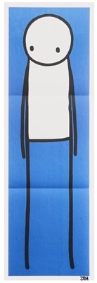 Lot 310 - Stik (British 1979-), 'Standing Figure (UK Big Issue Blue)', 2013