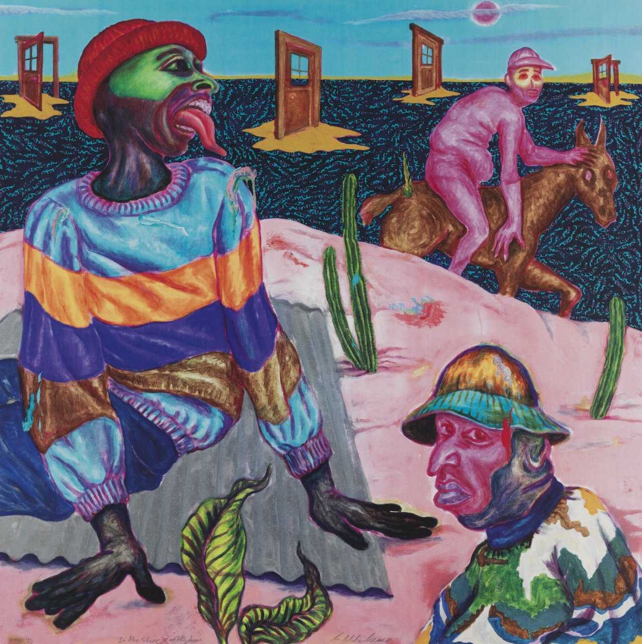 Lot 75 - Simphiwe Ndzube (South African 1990-), 'In The Silence Of The Drum', 2020