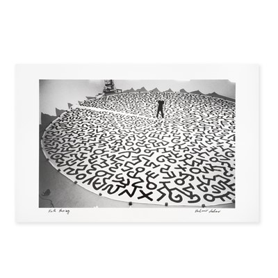 Lot 166 - Vladimir Sichov (Russian 1945-), 'Keith Haring', 1987
