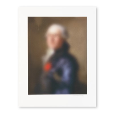 Lot 61 - Miaz Brothers (Italian Duo), 'Gentleman With Red Dot', 2019