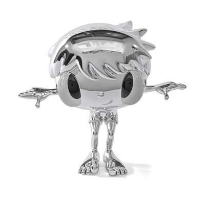 Lot 50 - Javier Calleja (Spanish 1971-), 'No Wings to Fly (Silver), 2023
