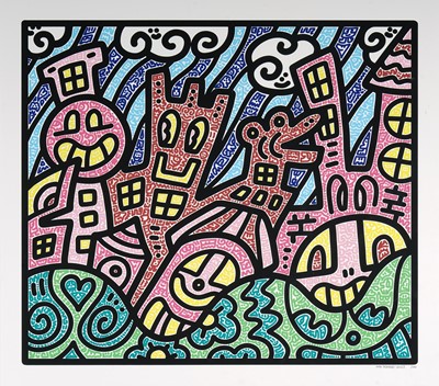 Lot 64 - Mr Doodle (British 1994-) 'Pretty City', 2023