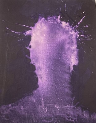 Lot 180 - Richard Hambleton (Canadian 1952-2017), 'Shadow Head (Purple), 2016