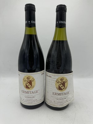 Lot 91 - 2 bottles 1991 Ermitage Le Pavillon Chapoutier