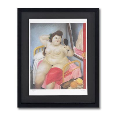 Lot 141 - Fernando Botero (Colombian 1932-), 'La Toilette', 1983