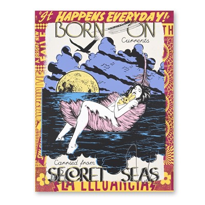 Lot 216 - Faile (Collaboration), 'Secret Seas', 2019