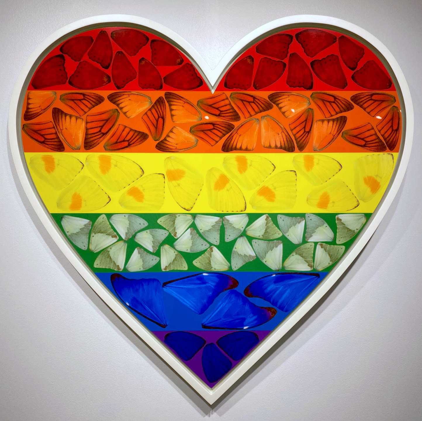 Lot 48 - Damien Hirst (British 1965-), 'Butterfly Heart (Large)', 2020