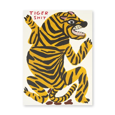 Lot 40 - David Shrigley (British 1968-), 'Tiger Shit', 2021