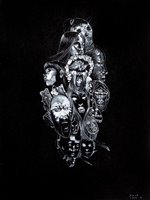 Lot 451 - David Choe (American b.1976), ‘Heads’, 2008