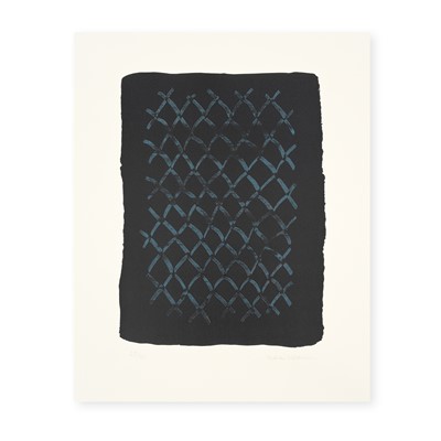 Lot 102 - Mona Hatoum (British-Palestinian 1952-), 'The Blues no.1-12.7.2020/21', 2021