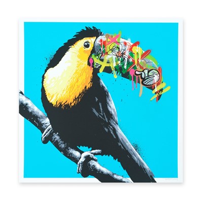 Lot 242 - Martin Whatson (Norwegian 1984-), 'Toucan Hand Finished Blue', 2015