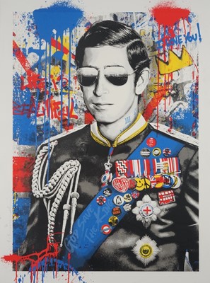 Lot 199 - Mr Brainwash (French 1966-), 'Long Live The King', 2023