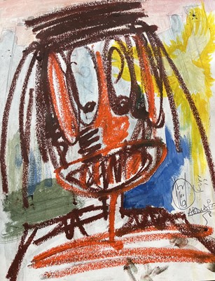Lot 94a - Aboudia & Christian Furr (Collaboration), 'Untitled', 2017