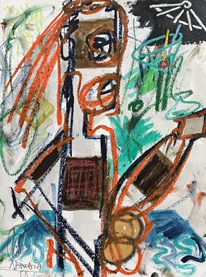 Lot 129 - Aboudia & Christian Furr (Collaboration), 'Untitled', 2017