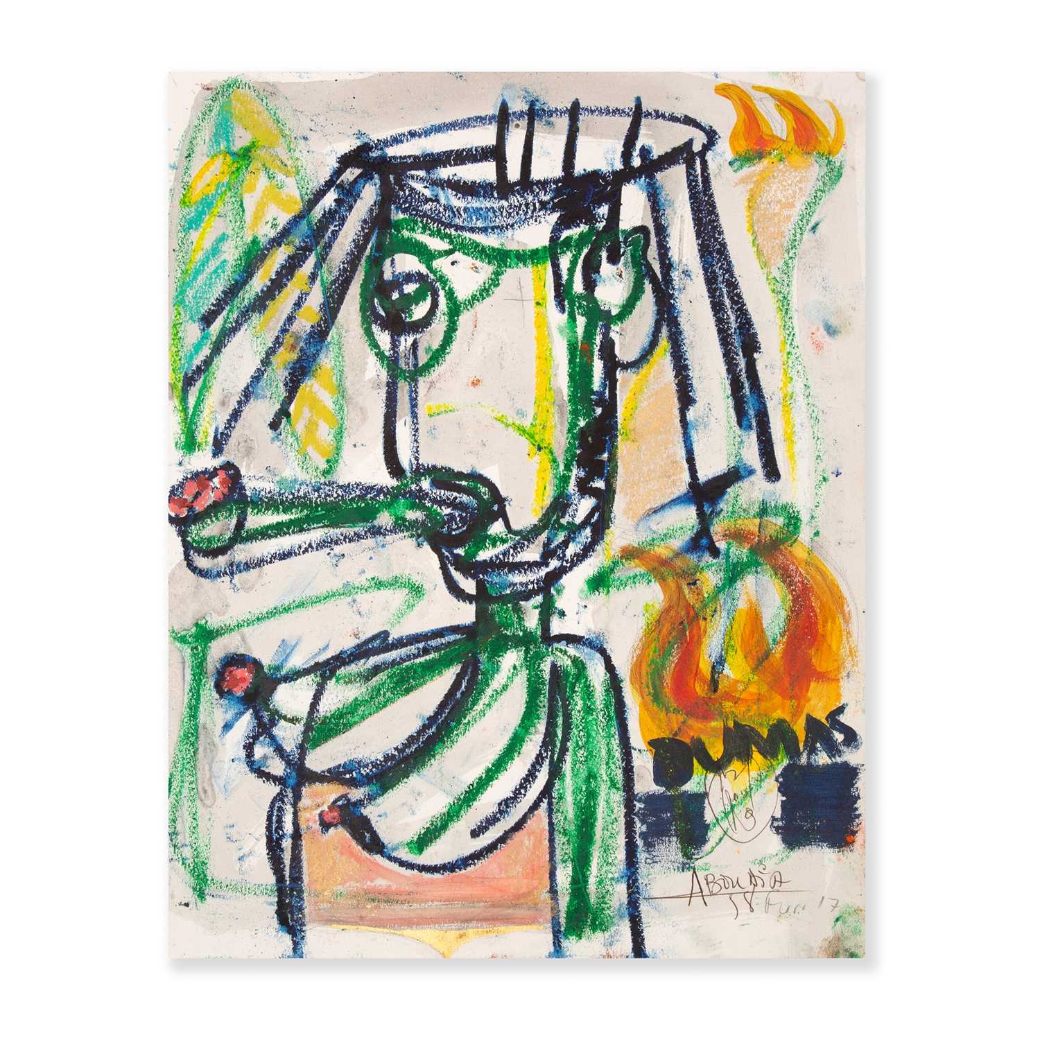 Lot 141 - Aboudia & Christian Furr (Collaboration), 'Untitled', 2017