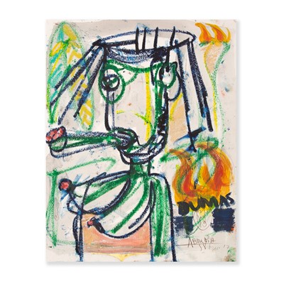 Lot 130 - Aboudia & Christian Furr (Collaboration), 'Untitled', 2017