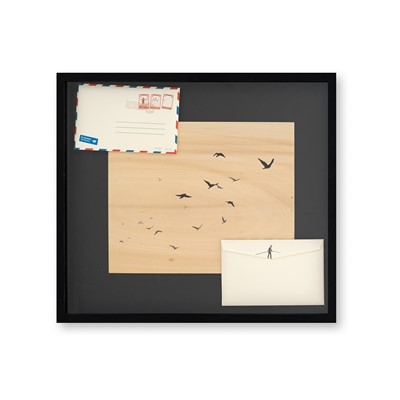 Lot 257-Pejac (Spanish 1977-), 'Love Letters', 2018 (2 works)