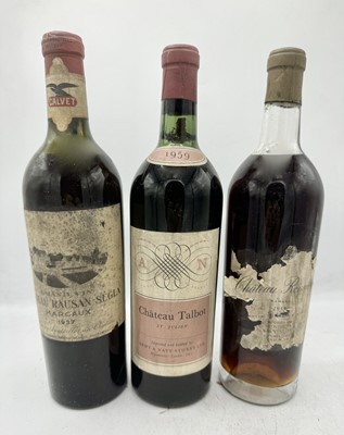Lot 27 - 3 bottles Mixed Claret and Barsac