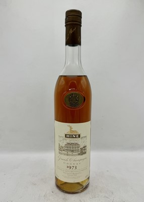 Lot 112 - 1 bottle 1973 Hine Early Landed Cognac