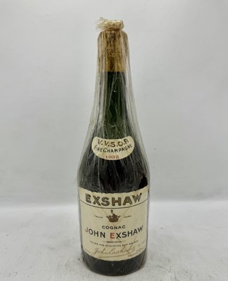 Lot 228 - 1 bottle 1935 Exshaw VVSOP Fine Champagne Cognac