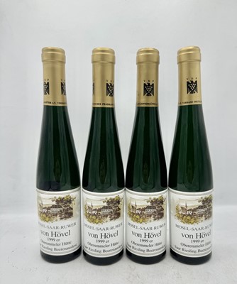 Lot 182 - 12 half-bottles 1999 Oberemmeler Hutte Riesling BA von Hovel