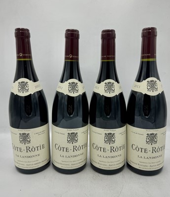 Lot 150 - 4 bottles 2011 Cote-Rotie La Landonne Rostaing