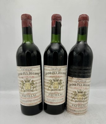 Lot 30 - 11 bottles 1966 Ch Grand-Puy-Ducasse