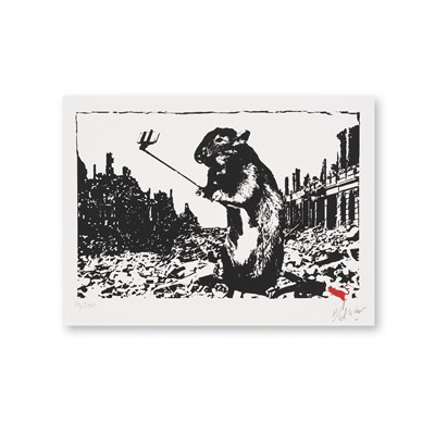 Lot 221 - Blek Le Rat (French 1951-), 'After The Apocalypse', 2017