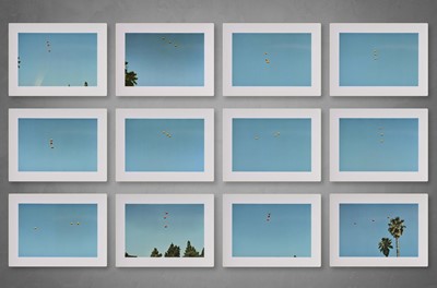 Lot 164 - John Baldessari (American 1931-2020), 'Throwing Three Balls in the Air to Get a Straight Line (Best of Thirty-Six Attempts)', 1973
