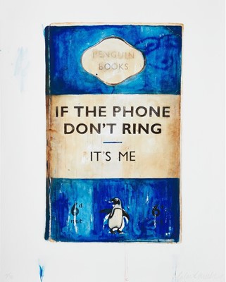 Lot 182-Harland Miller (British 1964-), 'If The Phone Don't Ring, It's Me', 2010