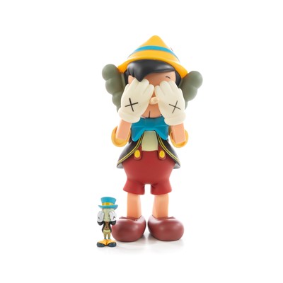 Lot 205 - Kaws (American 1974-), 'Pinocchio & Jiminy Cricket', 2010