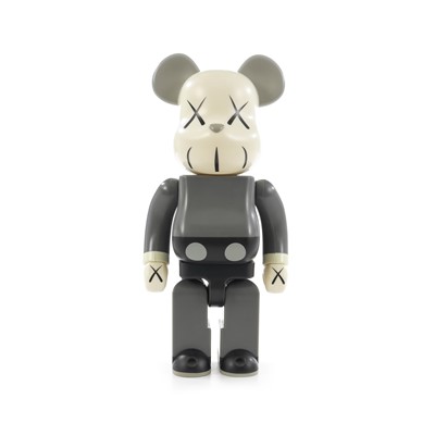 Lot 250 - Kaws (American 1974-), 'Companion Bearbrick 400% (Grey)', 2002