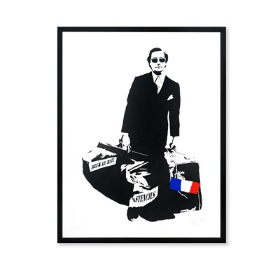 Lot 228 - Blek Le Rat (French 1951-), 'The Man Who Walks Through Walls', 2007