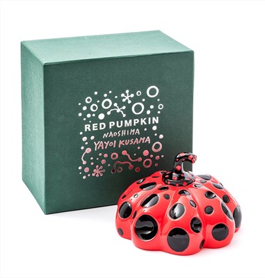 Lot 123 - Yayoi Kusama (Japanese 1929-), ‘Red Pumpkin Naoshima', 2019