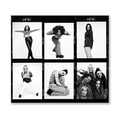 Lot 109 - Rankin (British 1966-), 'Spice Girls Contact Sheet, The Big Issue', 1996