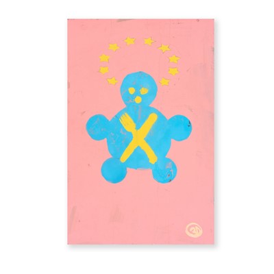 Lot 218 - Robert Del Naja 3D (British 1965-), 'Untitled (Euro Child)', circa 1990