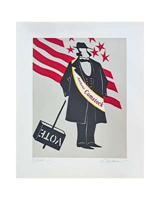 Lot 107 - Robert Indiana (American 1928-2018), 'Mother Of Us All', 1977