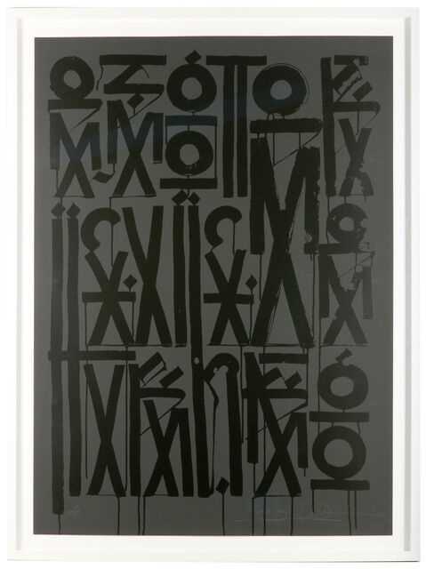 Lot 181 - Retna (American 1979-), 'Esoteric Existence Black', 2011