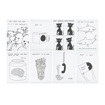 Lot 61 - David Shrigley (British 1968-), 'The Black & White Collection #2', 2023