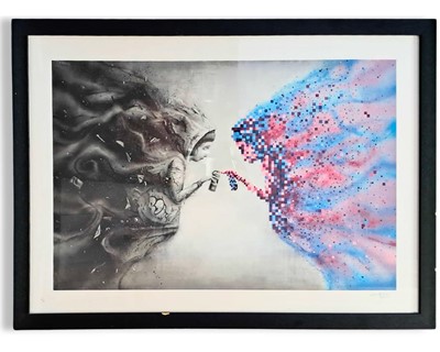 Lot 267 - Pez (French), 'Black Mirror', 2015