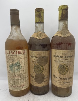 Lot 120 - 5 bottles Mixed Dry and Sweet White Bordeaux