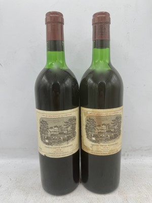 Lot 52 - 2 bottles 1976 Ch Lafite-Rothschild