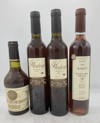 Lot 180 - 4 50cl and 37.5cl Mixed Rivesaltes and Vin de Paille