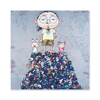 Lot 116 - Takashi Murakami (Japanese 1962-), 'Kaikai Kiki & Me: On the Blue Mound of the Dead', 2013