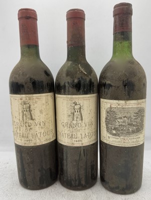 Lot 42 - 3 bottles Mixed Ch Latour and Lafite-Rothschild
