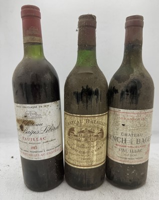 Lot 43 - 5 bottles Mixed Claret