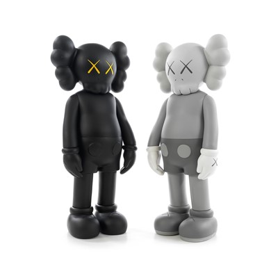 Lot 242 - Kaws (American 1974-), 'Kaws Companion (Grey and Black), 2016
