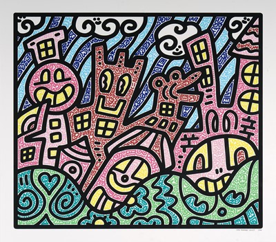 Lot 263 - Mr Doodle (British 1994-) 'Pretty City', 2023