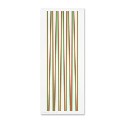 Lot 137 - Bridget Riley (British 1931-), 'Untitled (Elongated Triangles 2)', 1971
